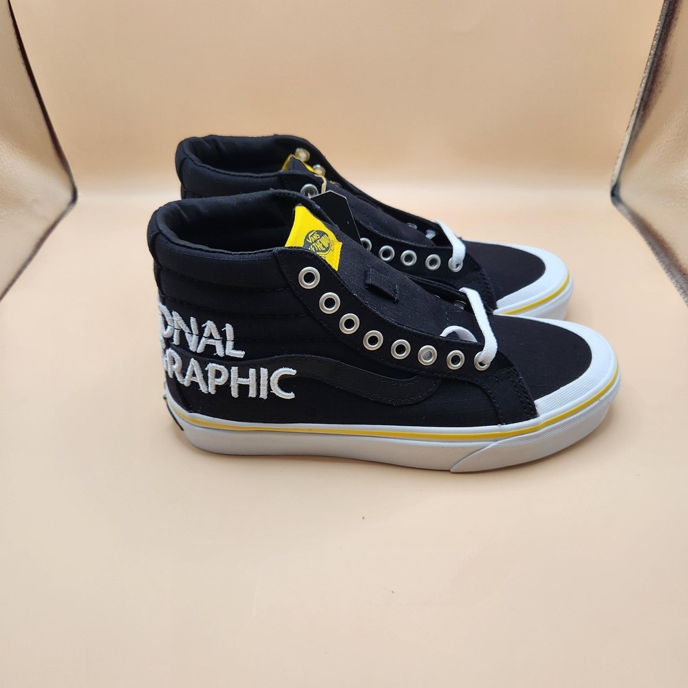 Vans Sk8-Hi Reissue 13 Shoes Mens Size 5 National Geographic Black VN0A3TKPXHP